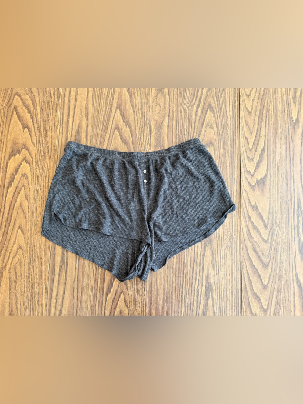 Xhilaration Charcoal Ribbed Lounge Shorts